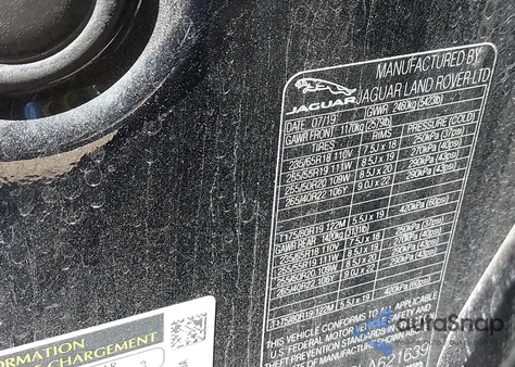 2020 Jaguar F-Pace Premium P250 Awd Automatic из США, поврежденный, VIN SADCJ2FX2LA621639